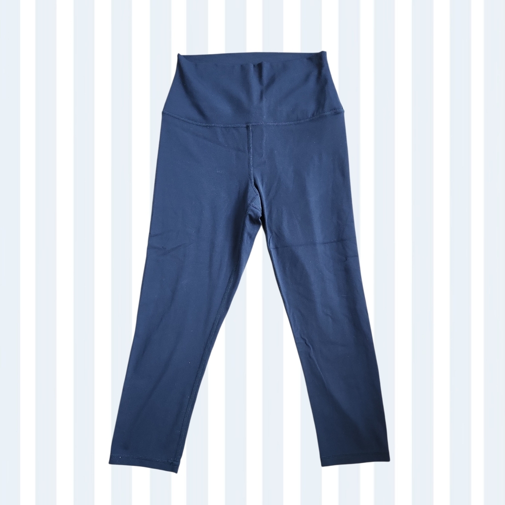 Women's Dark Navy Cropped Leggings